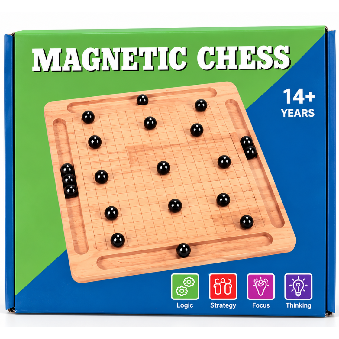 Magnetic chess for developing logical thinking