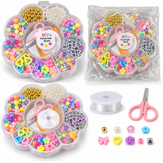 DIY Jewelry Making Kit – Colorful Beads & Accessories