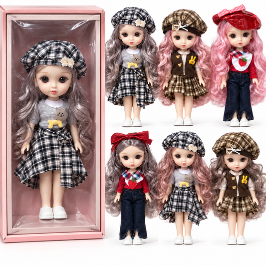 Fashion Doll – Stylish Dress-Up Collection