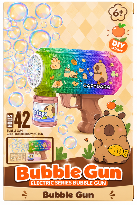 Electric Teddy Bear Bubble Gun