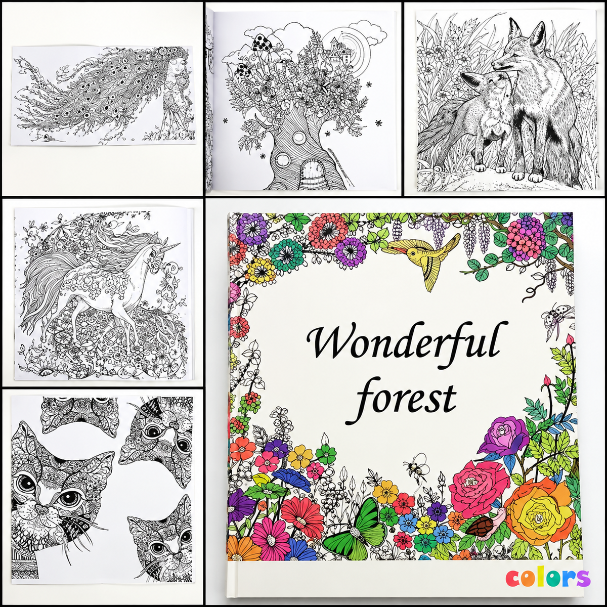 Anti-Stress Coloring Book, Mandala & Pattern Designs