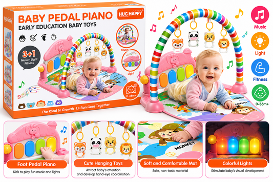 Baby Pedal Piano Play Musical Activity Mat