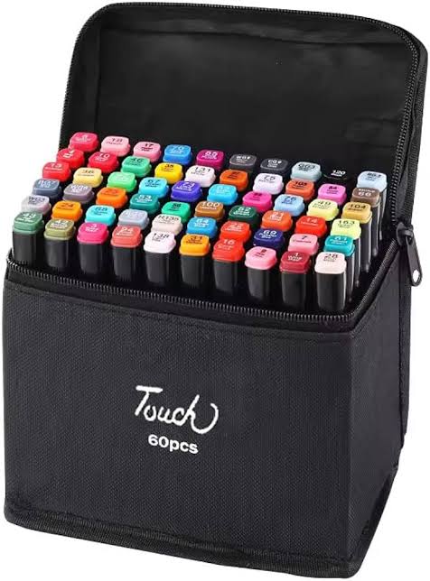 Touch colors double ended markers sets